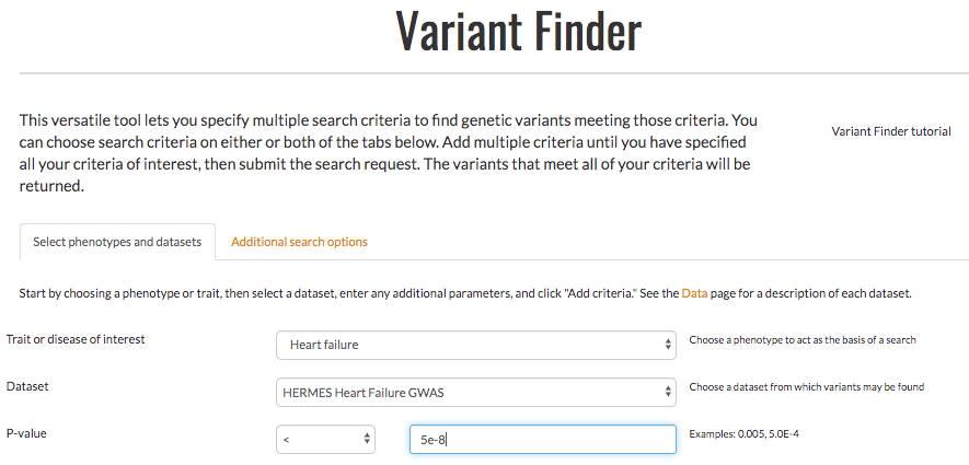 Variant Finder